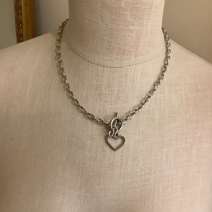 Silver Toggle Necklace.